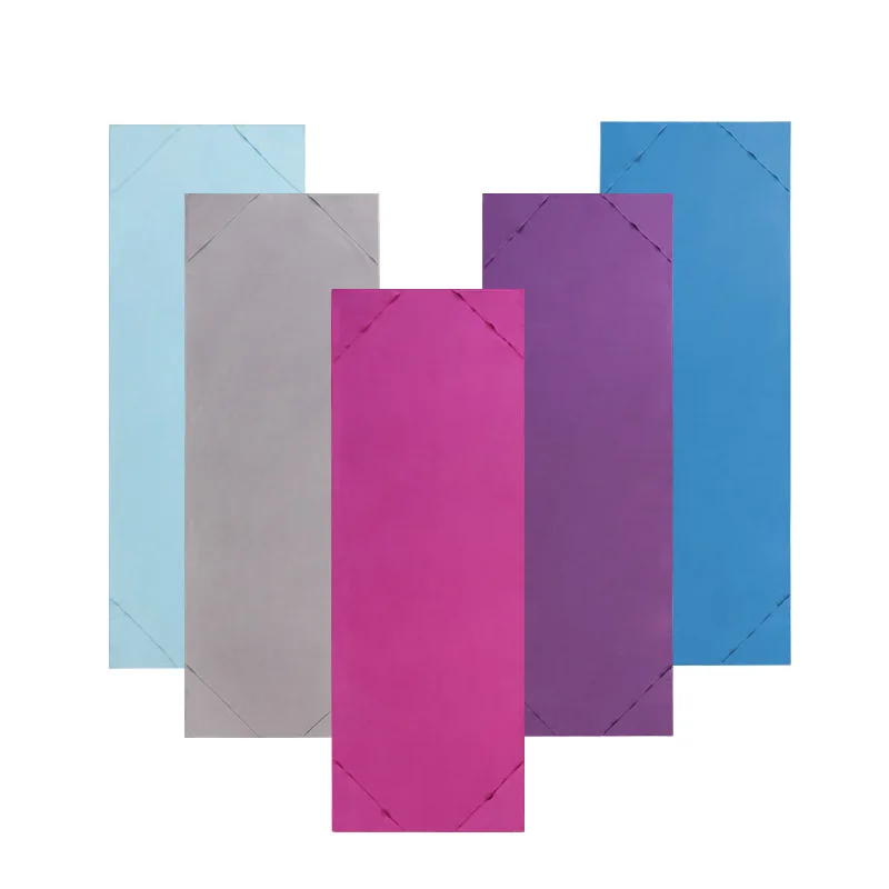 Anti-slip Yoga Mat Blankets 63*185cm Towel Gym Fitness Pilates Workout Sport Travel Solid Color Home Yoga Mat Cover Quick-drying 2