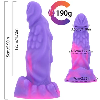 Dog Dilldo Masturbators Sexy Pink Soft Silicone Penis Monster Dragon Dildo Suction Cup Adult Sex Toys Sexy Gode Anal Plug Dick 2