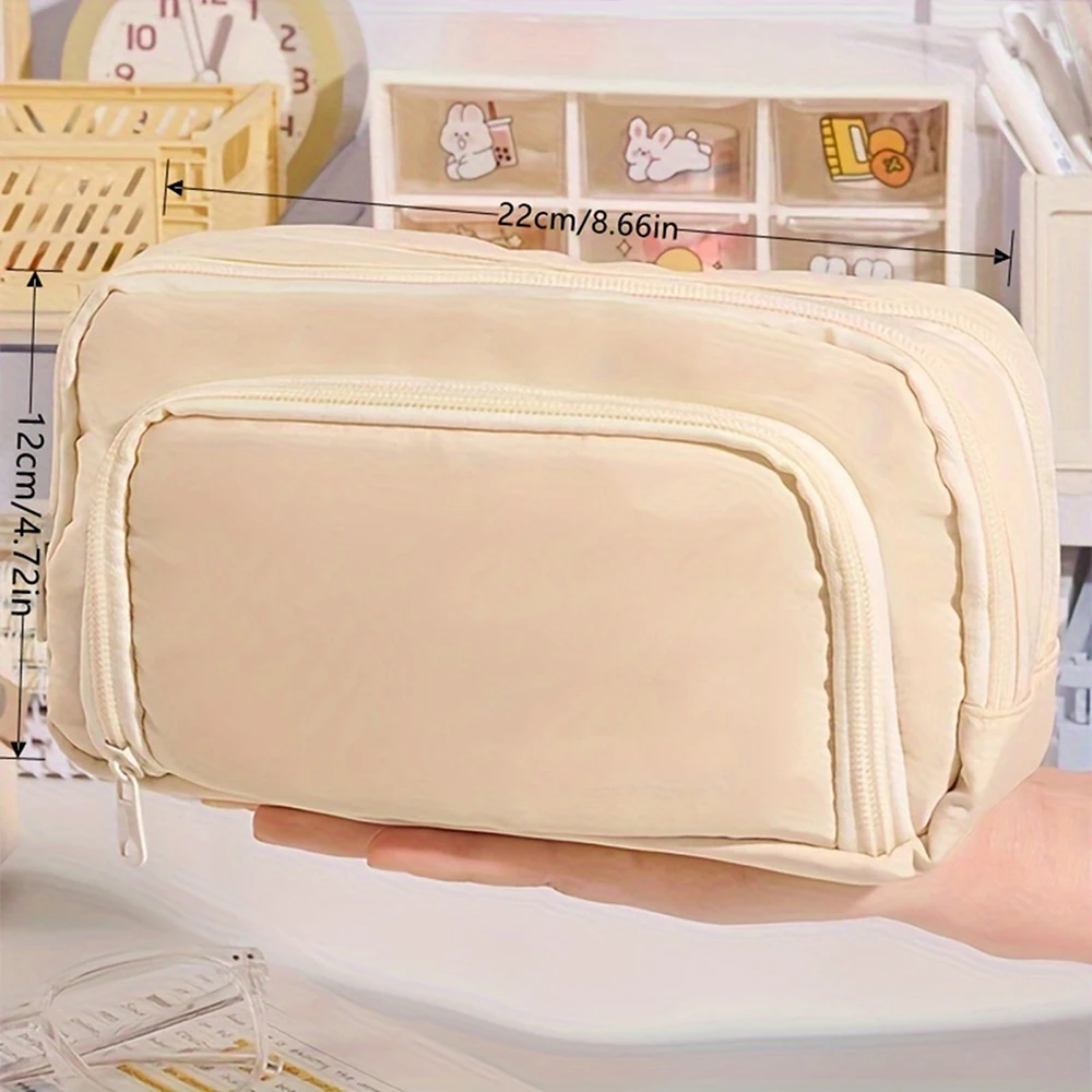 Pencil Cases Multi Layer Pencil Case Large Capacity Kawaii Pen Box Cute Pen Holder Pouch for Students Back to School Stationery Supplies