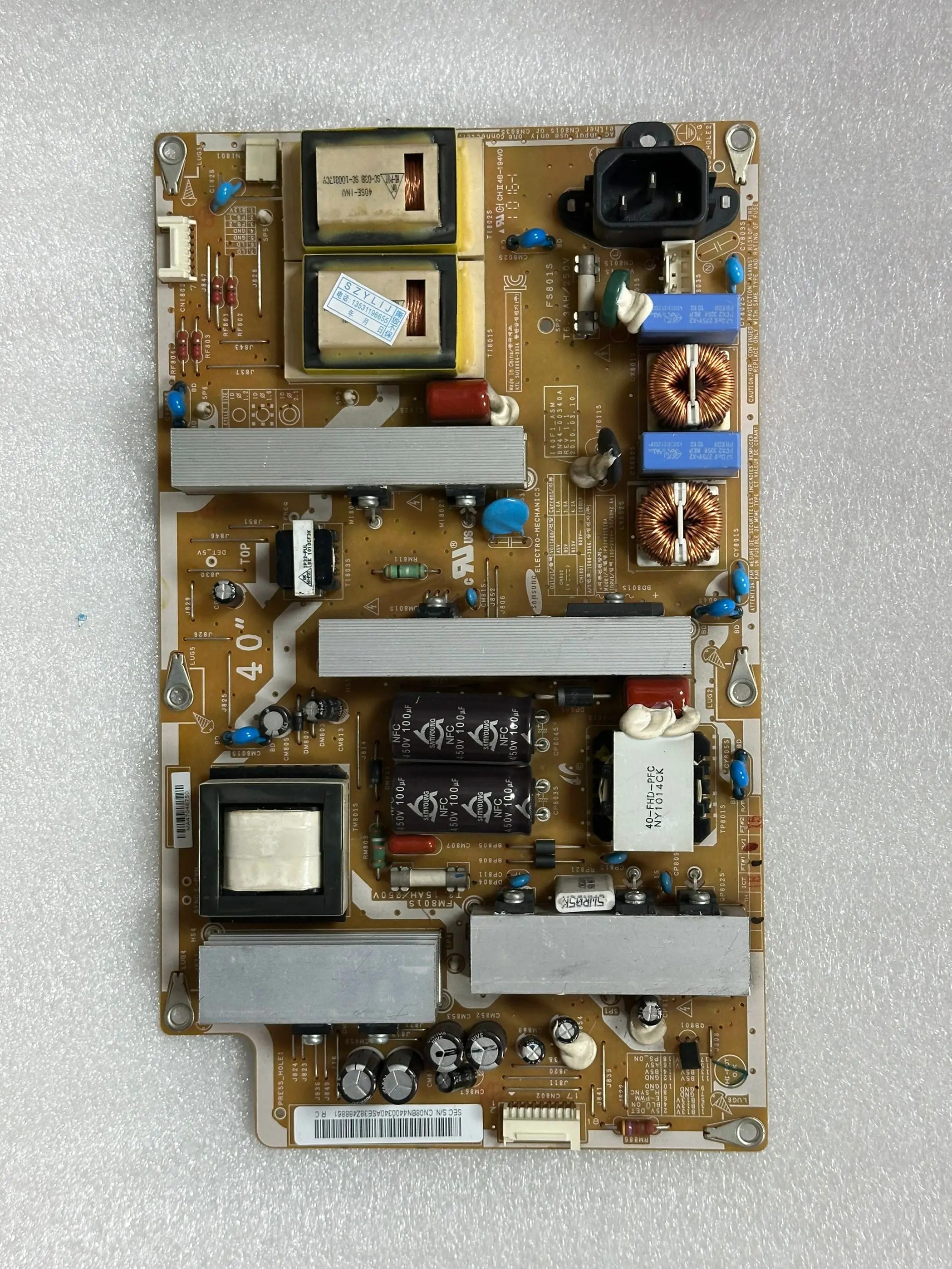 Original LA40C550J1F power supply board BN44-00340A BN44-00340B-ADY