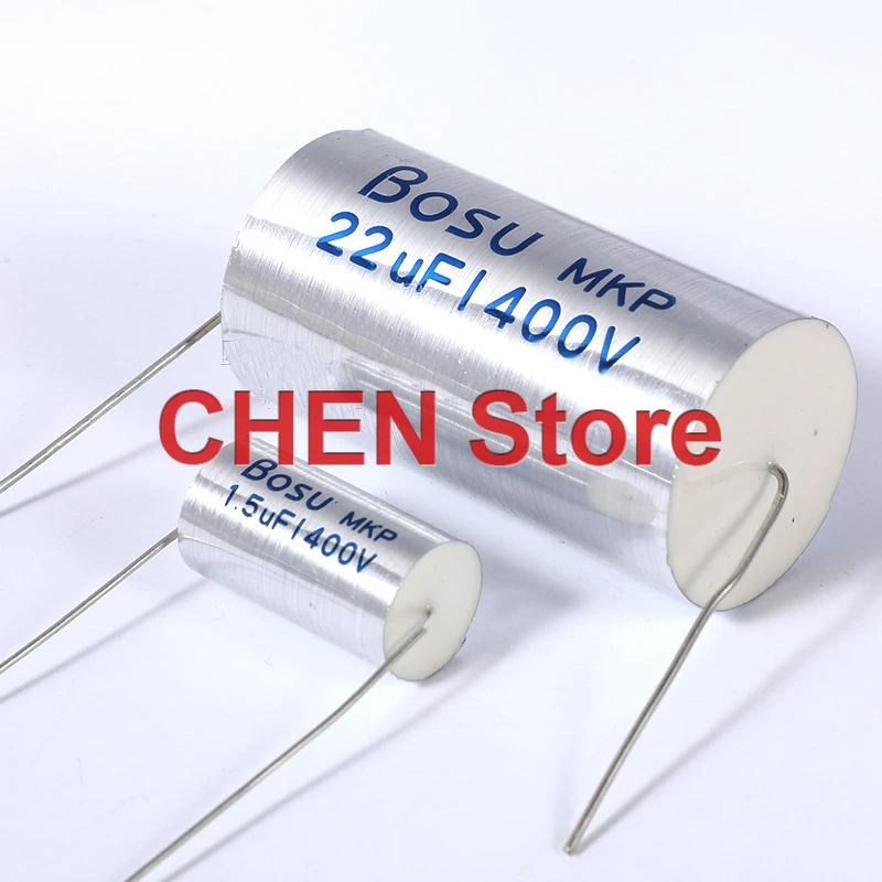 Condensador de polipropileno película metálica coche, divisor de frecuencia altavoz, condensador no Polar, 1,0 UF 22UF400V MKP, 2 piezas, nuevo| | - AliExpress