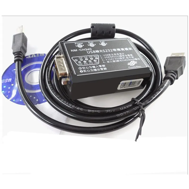 

NM-CH340 USB To Serial Port with Isolation Module USB To RS232 Conversion Line To Serial Port