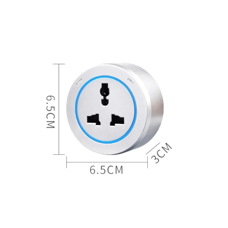 مخرج حائط للمطبخ بمقبس مسار، FR EU US UK قابس محول...