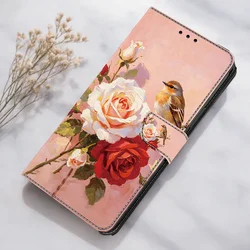Magnetic Flip Leather Wallet Phone Case - Motorola Moto E32s (MGHN)