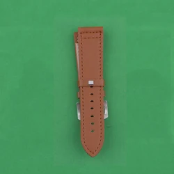 Premium PU Leather Watch Band in Coffee, Black, and Blue - Men's Collection for 22mm (BROWN)