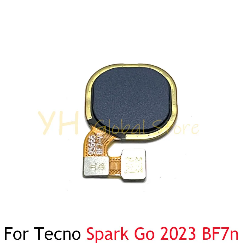 

For Tecno Spark Go 2023 BF7n BF7 Home Button Fingerprint Sensor Flex Cable Replacement Repair Parts