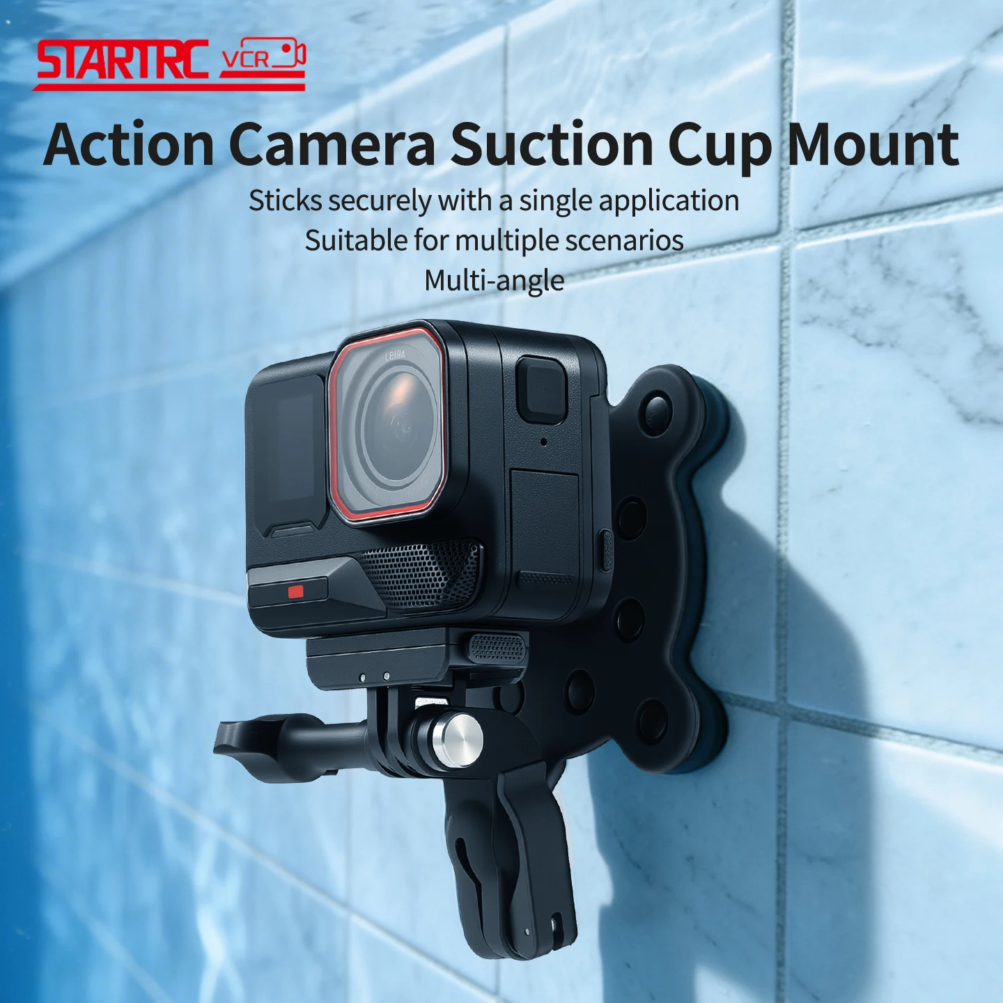 Ventouse universelle 360° pour caméra GoPro, DJI, Insta360