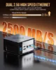 GMKtec Mini PC EVO-X1 AMD AI 9 HX 370 70W LPDDR5X 32GB 7500MHz PCIe4.0 M.2 SSD Wifi6 BT5.2 USB3.2*4 Gaming AI Computer 6