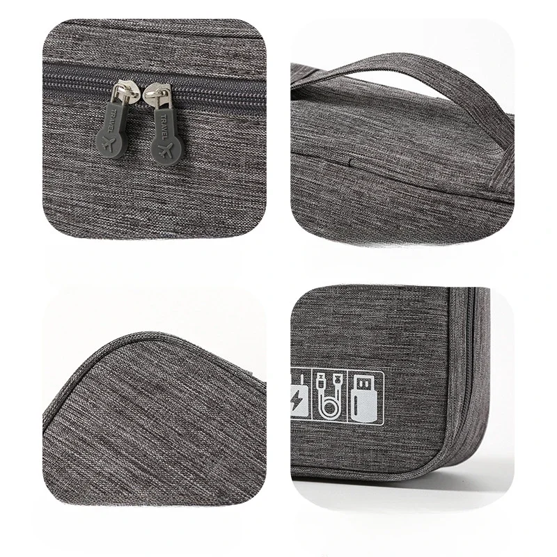 cable storage bag large capacity multifunctional digital separated travel bag mobile data cable storage power bank USB