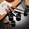 30ml Walnut Wood Coffee Scoop Stainless Steel Long Handle Measuring Spoon for Coffee Tablespoon Kitchen Tool Cafe  Accessories 3