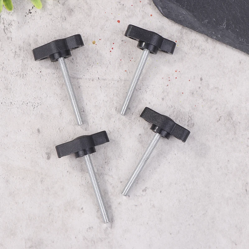 Enhanced Stainless Steel Adjustable Thumb Screws with Z-Shaped Handle and Butterfly Wing Knob