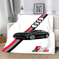 Luxury Sports Car RS A-audis Printed Blanket Picnic Blankets Warm Blanket Soft and Comfortable Blanket Home Travel Birthday 1