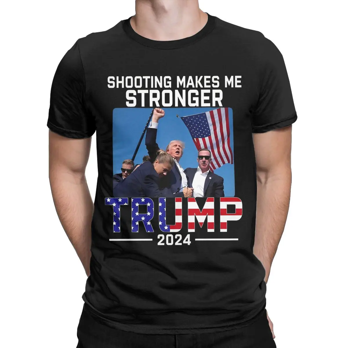 Bandiera Trump 2024 Fight Fight Fight 3'x5' - Poliestere Stampato - Trade Winds