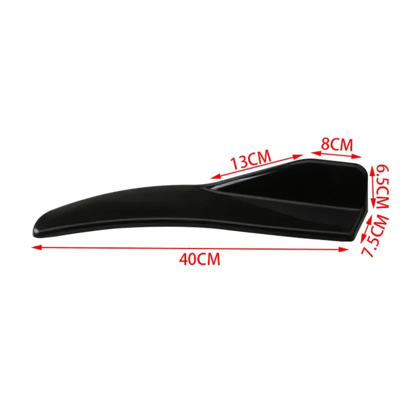 Car Bumper Spoiler Front Rear Lip Anti-collision Universal Car Side Skirt for BMW Mercedes-Benz Toyota Audi Volkswagen 1 Pair car bumper spoiler bumper lip bumper lip decoration car rear bumper lip car side spoiler