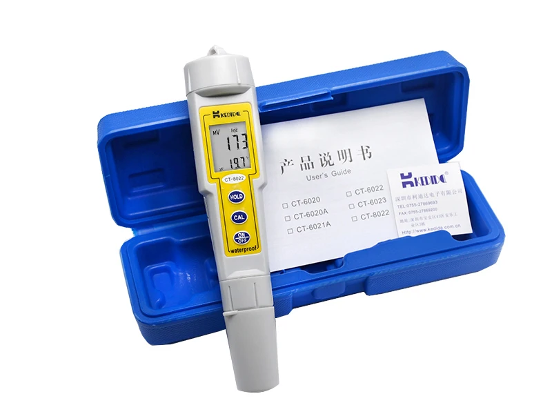 CT-8022 pen type ORP meter, portable oxidation-reduction potential meter, pen type pH value tester, acidity meter xh b310 digital thermometer 12v temperature meter k type thermocouple tester table 30 800c industrial 40% off