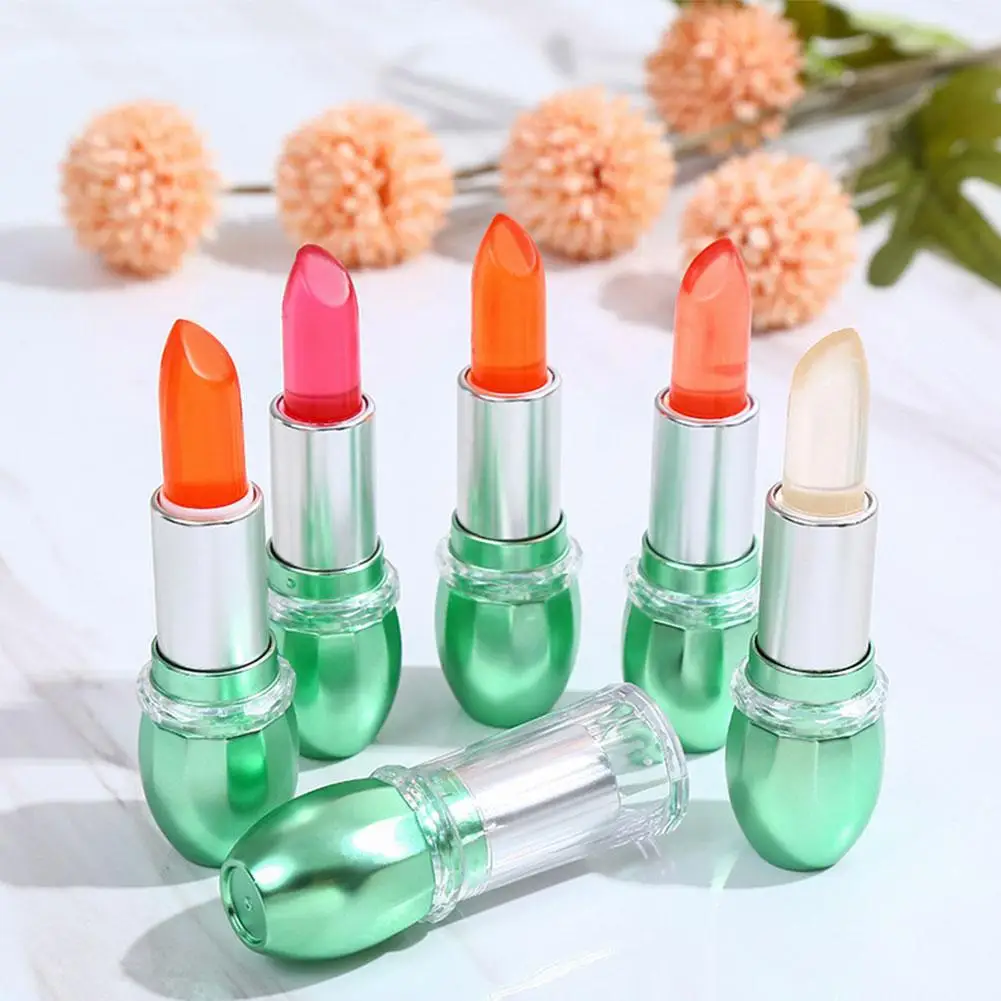 

Aloe Vera Lipstick Waterproof Color Changing Long Lasting To Lip Balm Nourishing Lip Cosmetic Fade Moisturizing Not Easy I0R1