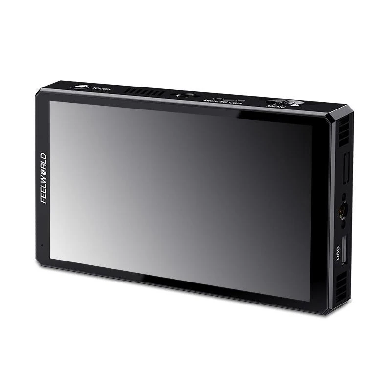 Feelworld CUT6 CUT6S 3G-SDI 6-inch Touch Screen On-camera Monitor Recorer 1920*1080 FHD IPS 4K HDR Monitoring for Brodcast