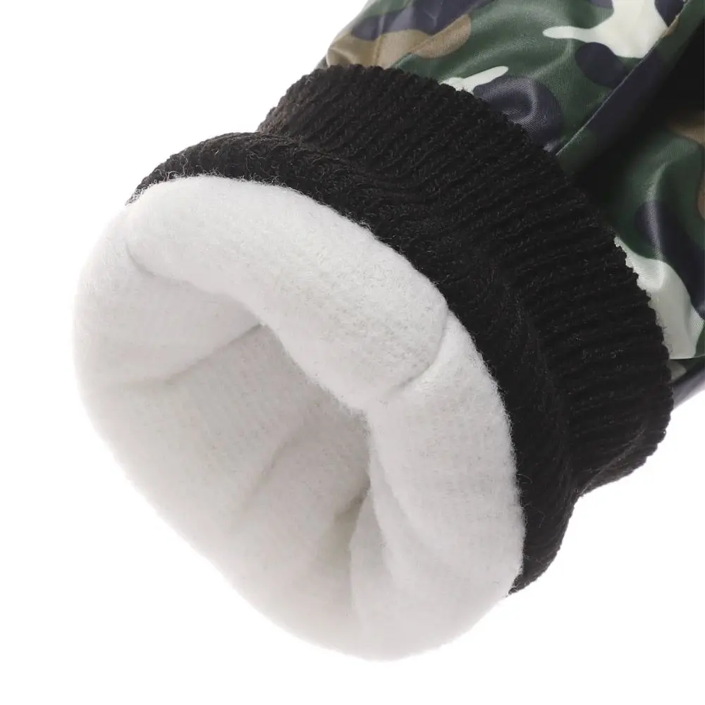 Waterproof Furry Winter Mittens for Kids Skiing Snowboarding