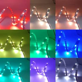 Usb 5V Led Strip Light 5050 Rgb Led Tape Bluetooth Wifi App Remote Control Led Room Light 1-30M Backlight Ribbon Lighting Lamp 2