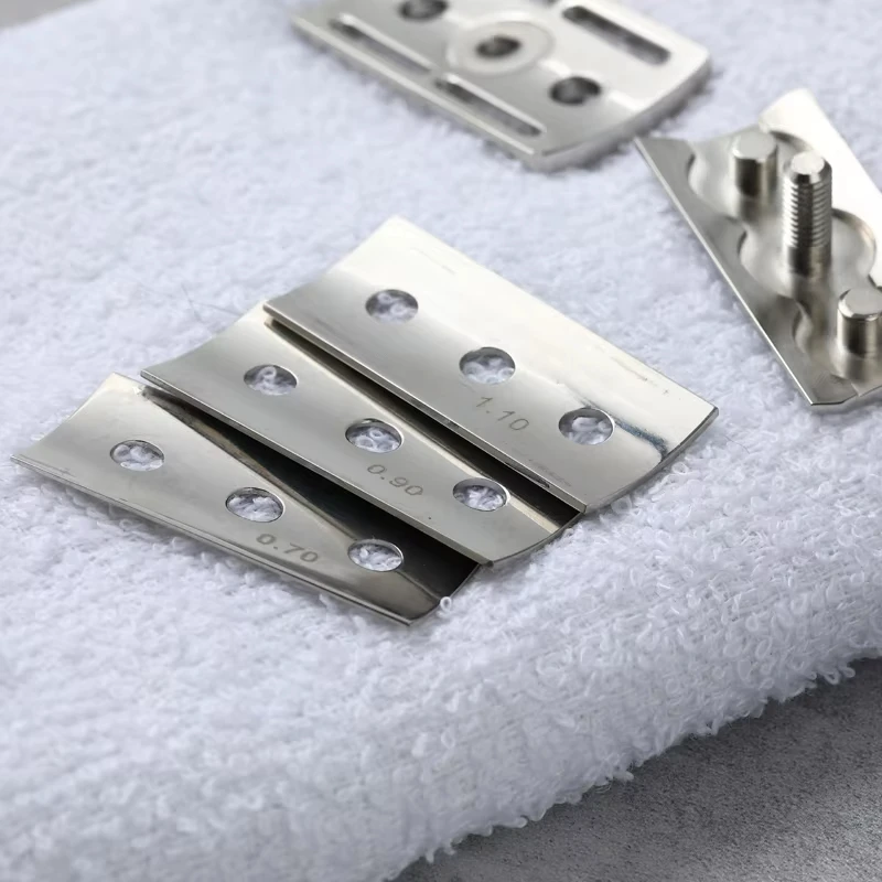 Yaqi High Quality New Trifecta Adjustable 316 Stainless Steel Polished Safety Razor Head With Different Blade Gaps For Shaving