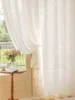 2025 New Living Room And Bedroom Gauze Curtain 1PC French Classic Swallowtail Gauze 3