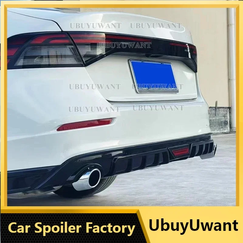 

Rear Bumper Diffuser Lip Spoiler with Led Brake Light For Newest Accord Honda 11th Generation Accord 2023+ Deflector Guard