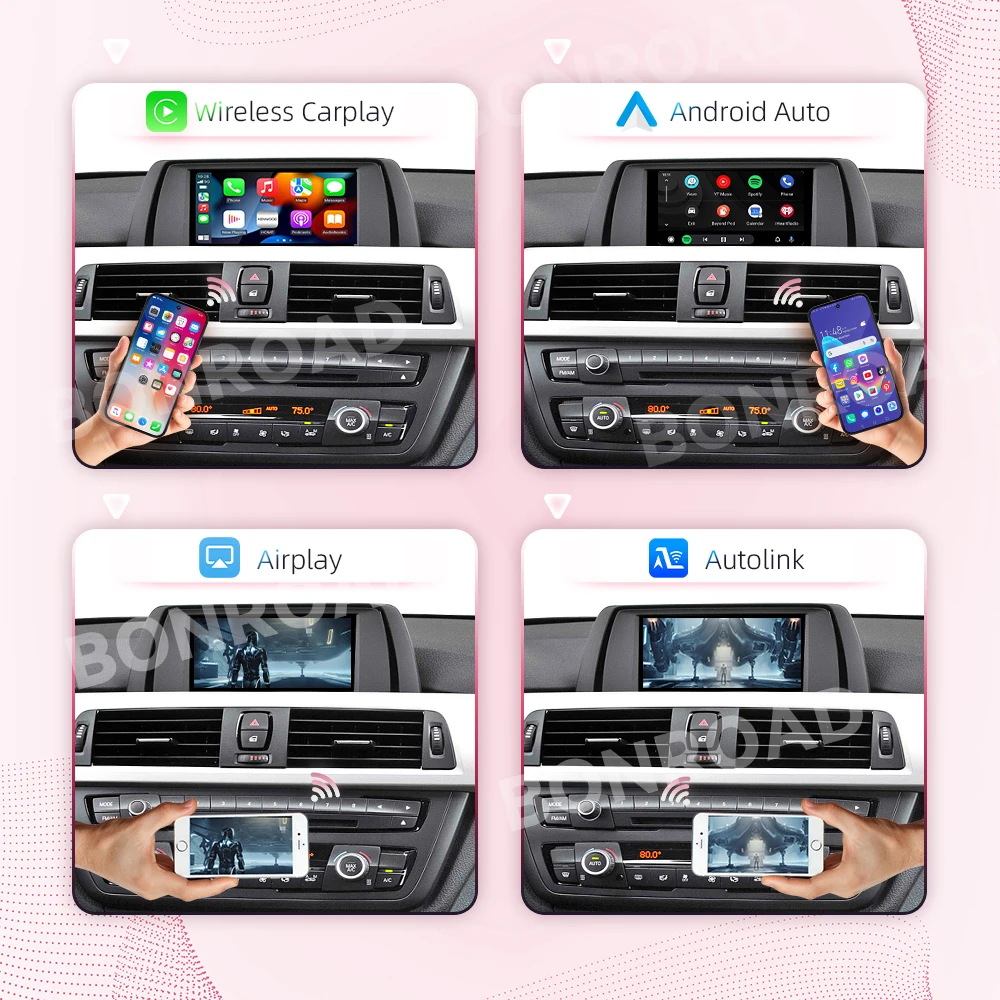 CARABC Drahtloses Carplay Android Auto für Toyota Touch 2 Entune 2.0