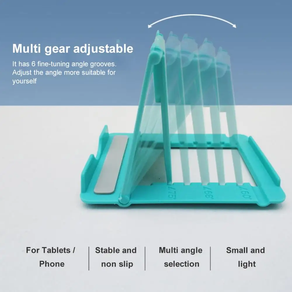 

Портативный держатель для телефона, регулируемый под несколькими углами, универсальная Складная Настольная подставка для планшетов