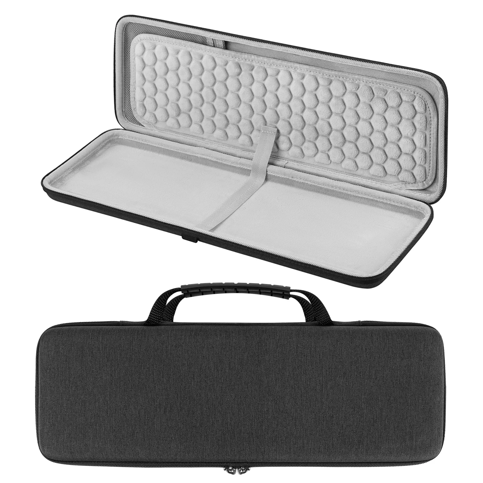 Étui Rigide EVA GEEKRIA Pour Blackmagic ATEM Mini Pro - Protection Anti-chocs - Poche Accessoires - Gris Foncé