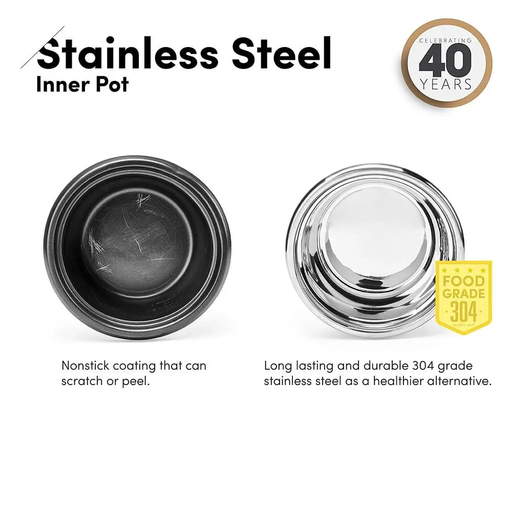 AROMA® 14-Cup Cooked / 3Qt. Select Stainless® Rice & Grain Cooker White New ARC-757-1SG 6