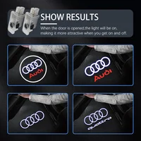 Led Car Door Welcome Light Logo Projector Laser For Audi A1 A3 A4 A5 A6 B5 B6 B7 B8 C5 C6 C7 A7 A8 Q3 Q5 Q7 TT 8V Car Accessorie - Image 2