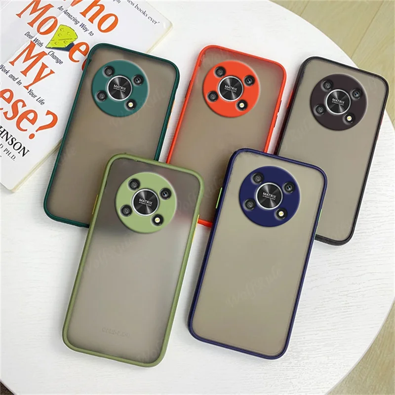 Per Honor X9 5G Custodia Per Honor X9 5G Cover Paraurti Antiurto Silicone Opaco Traslucido Per Fundas Huawei Honor X9 5G X8 Cover