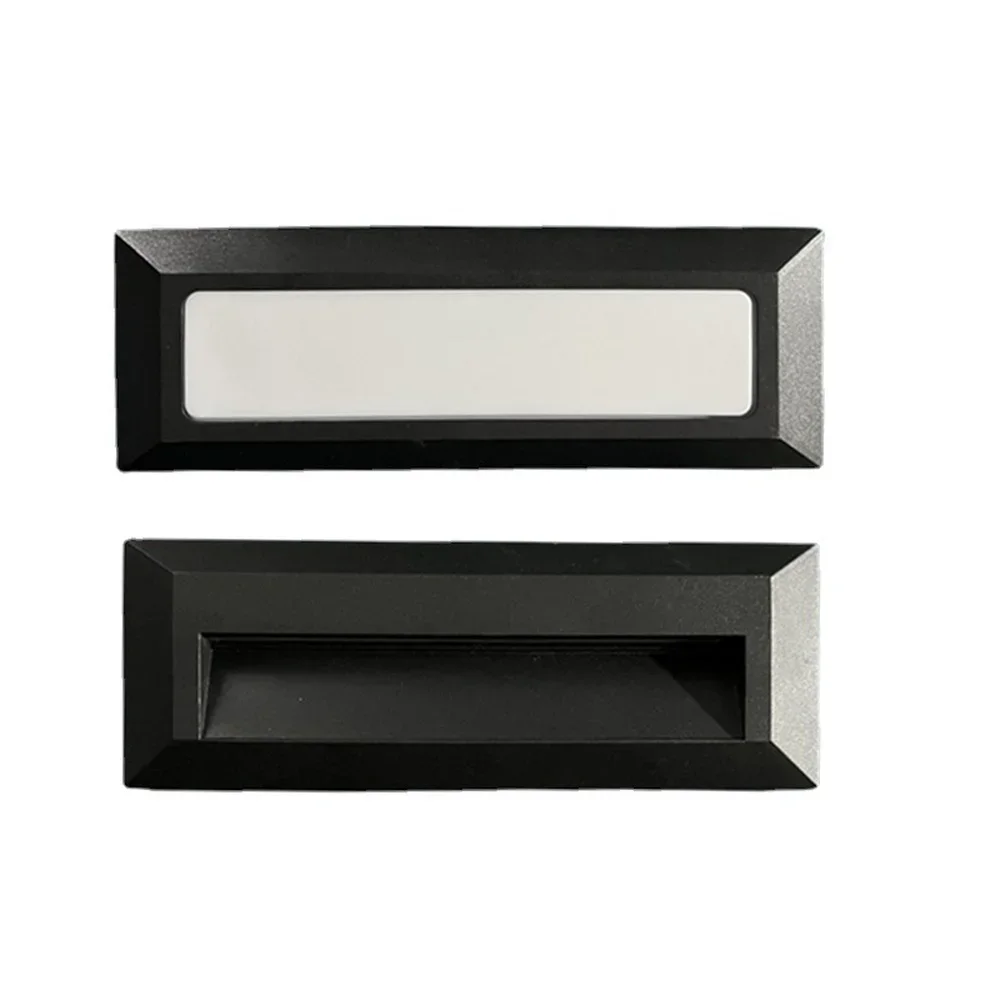LED Wall Lamp 6W LED Outdoor Indoor External Wall Sconces Light Waterproof Fixture Decks Step Stair Pathway Yard Surface Mount Footlight Lamp led light led wall lamp wall light