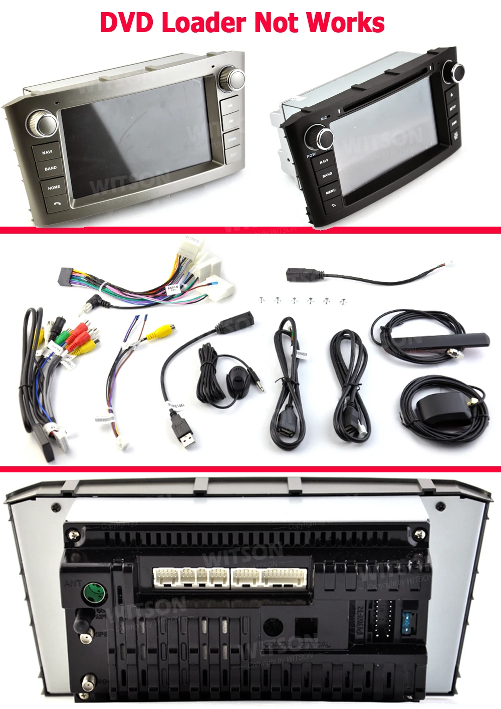 Фото WITSON Android 13 автомобильный радиоприемник для TOYOTA AVENSIS 2002 2003 2004 2005 2006 2007 T250 II беспроводной carplay стерео автоголовное устройство №5