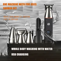 WAIKIL New Multi functional Home Barber Quick Change Blade Trimmer USB Portable Charging Cordless Beard Trimmer 1