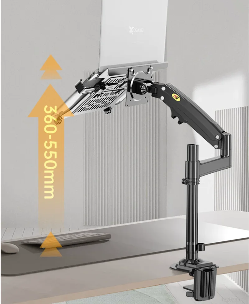 Laptop Mount Stand em Fp2 para 2235 Monitor Mais 1017 Laptop Desktop Holder Notebook Computer Mount Stand nb H100 - Imagem 3