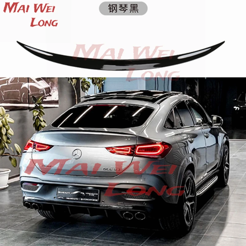 

For Mercedes GLE Coupe Class W167 C167 GLE350 450 500e ABS Spoiler Car Tail Trunk Spoiler Rear Wing Tail Wing Decoration 2020-Up