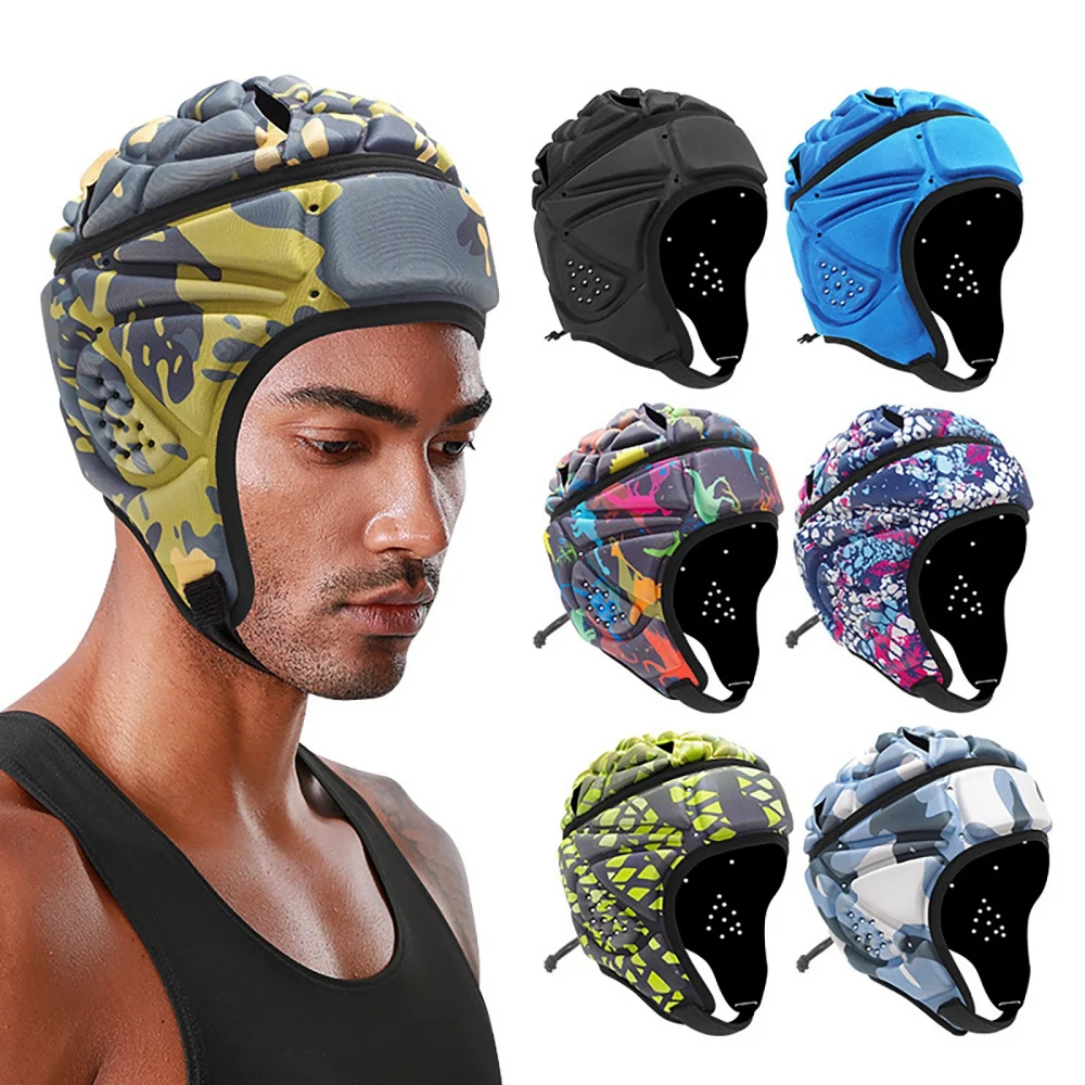 rugby headguard Rugby Football Helmet Headguard Goalie Hat Cap Soft Protective Rugby Headguard Adult