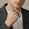 91204-c17456.jpg Bague élégante en pierre naturelle carrée pour homme, bague signet en acier inoxydable étanche, cadeau d'anniversaire pour lui, papa