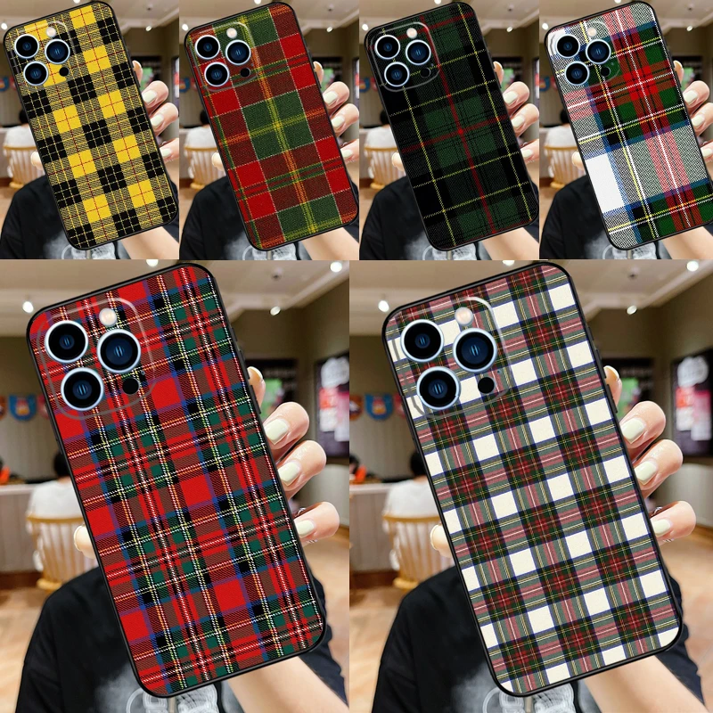 Custodia Con Motivo Scozzese Tartan Per Abito Da Clan Stewart Per Iphone 15 13 12 11 14 Pro Max Mini X Xr Xs Max Se 2020 2022 7 8 15 Plus Cover