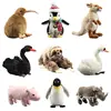 9 Styles Three Toed Sloth Penguin Fluffy Cuddly Plush Toy Stuffed Animals Black Swan Kiwi Plushy Simulated Soft Dolls 23-36cm 1