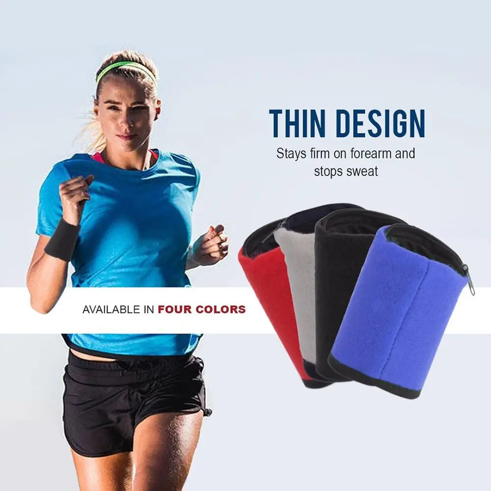 

Running Unisex Arm Band Hand Guards Sport Brace Wristband Sweatband Wrist Protector Wrist Wallet