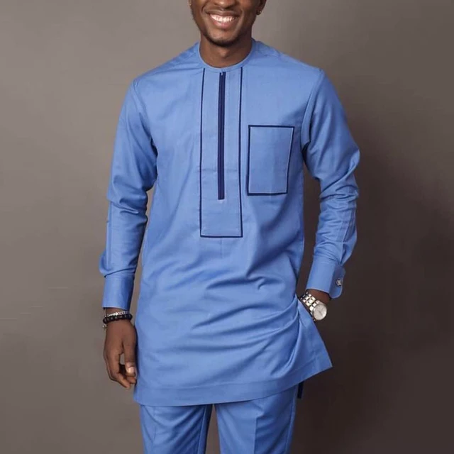 Seyi Long Sleeve 2 Piece Dashiki Outfit