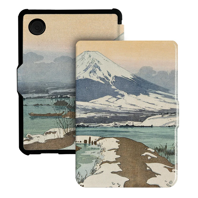 Kobo Clara 6-Inch E-Reader Protective Cover with Auto Sleep/Wake and Painted Patterns