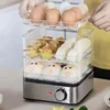 220V Household Egg Cooker Automatic Power Off Egg Steamer Multifunctional Large Timed Three-layer Egg Steamer Breakfast Machine 5