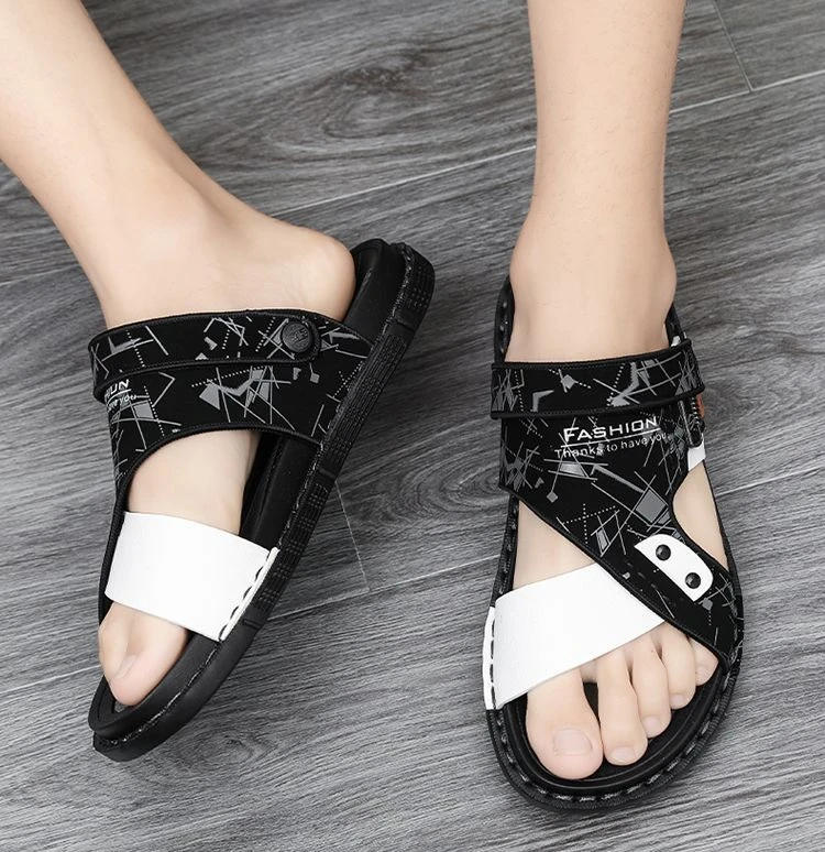 Men's Soft Open Toe Platform Sandals For Beach_voghion.com