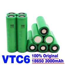 Oryginalny US18650 VTC6 3 7 V 3000mAh litowo-akku 20A do elektroniki i elektroniki tanie tanio fijila Li-ion Rohs 3000 mah CN (pochodzenie) Tylko baterie