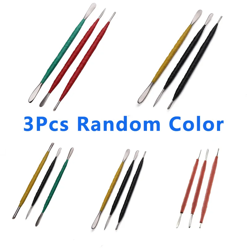 3 Pcs Double Heads Steel Pottery Clay Sculpture Tools Detail Pick Stylus Practical Perfect pottery tools clay tools