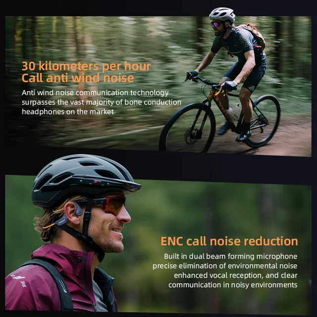 POLVCDG-X15 32G Bone conduction earphone wireless Bluetooth IPX5 sweat resistant golf running and cycling 3