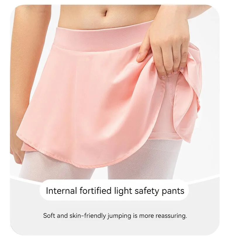 Girls Sport Skirt Children Anti-embarrassment Breathable Yoga Dance Training Running Hiking Tennis Summer Clothes for Kids 10 S13e4237965d04a0da454f34b3585552dg